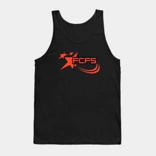 Red FCFS Design Tank Top